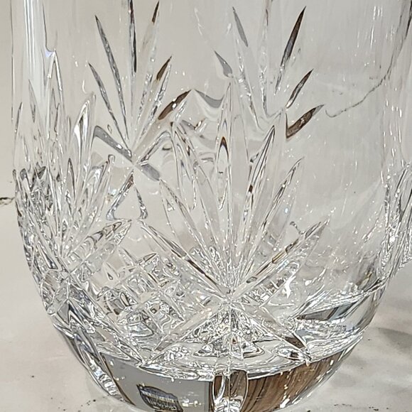 Vintage Lead Crystal Water  Pitcher Royal Crystal Rock Gala Pattern - Picture 2 of 10